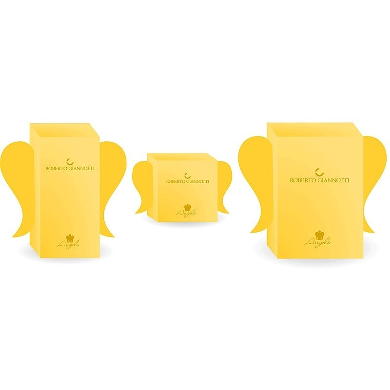 Collana Donna Oro Giallo 9 KT Stella Angelo Traforato Pendente NKT281